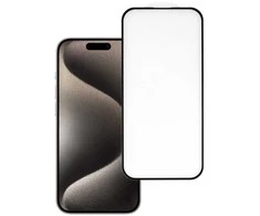 Topt Apsauginis stiklas HARD Full Glue 5D skirtas Apple iPhone 15 Pro Juodas