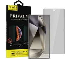 Topt Apsauginis stiklas Privacy Glass skirtas Samsung Galaxy S24 Ultra Juodas