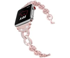 Dirželis-apyrankė skirta Apple Watch laikrodžiams, Rožinės spalvos