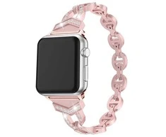 Dirželis-apyrankė skirta Apple Watch laikrodžiams, Rožinės spalvos