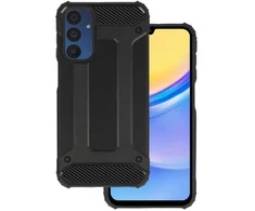 Topt Armor Carbon Dėklas skirtas Samsung Galaxy A15 4G/5G juodos spalvos