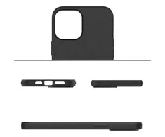 Toptel Topt Back dėklas Matinis skirtas Samsung Galaxy A56 5G juodos spalvos