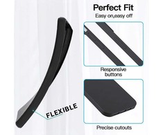 Toptel Topt Back Dėklas Matinis skirtas Oppo Reno 12F 5G juodos spalvos