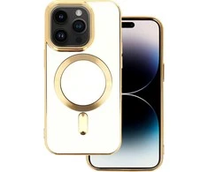 Topt Beauty Magsafe dėklas skirtas Apple iPhone 15 Plus baltos spalvos