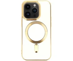 Topt Beauty Magsafe dėklas skirtas Apple iPhone 15 Plus baltos spalvos