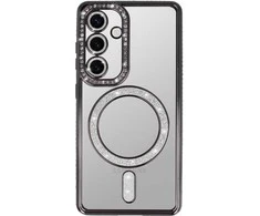 Topt Bling Magsafe Dėklas skirtas Samsung Galaxy A26 5G juodos spalvos