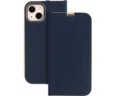 Topt Book dėklas su rėmeliu skirtas Iphone 13 Pro Max mėlynos spalvos