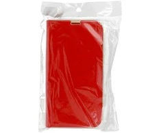 Toptel Topt Book dėklas su rėmeliu skirtas Iphone 14 Pro Max raudonos spalvos