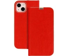 Topt Book dėklas su rėmeliu skirtas Iphone 13 Pro Max raudonos spalvos