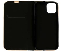 Toptel Topt Book dėklas su rėmeliu skirtas Samsung Galaxy S22 Plus juodos spalvos
