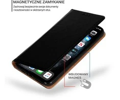 Toptel Topt Dėklas BOOK SPECIAL skirtas Samsung Galaxy A56 5G juodos spalvos