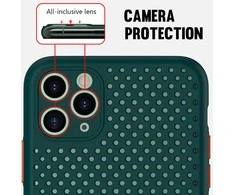 Dėklas Tel Protect Breath Case skirtas Apple iPhone 12/12 Pro aukso spalvos