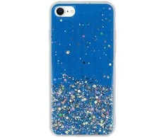 Topt Brilliant skaidrus dėklas skirtas Apple iPhone 7 / 8 / SE 2020/SE 2022 mėlynos spalvos