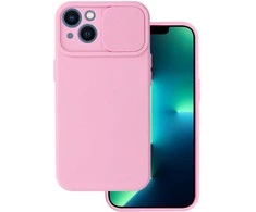 Topt Camshield Soft dėklas skirtas Apple iPhone 13 Light rožinės spalvos
