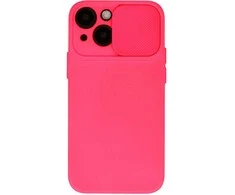 Topt Camshield Soft dėklas skirtas Apple iPhone 16 rožinės spalvos