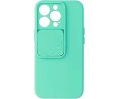 Topt Camshield Soft dėklas skirtas Apple iPhone 13 Pro mėtų spalvos