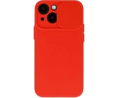 Topt Camshield Soft dėklas skirtas Apple iPhone 16 Raudona