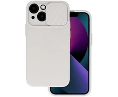 Topt Camshield Soft dėklas skirtas Apple iPhone 14 Plus rusvai gelsvas
