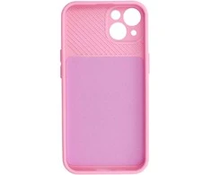 Topt Camshield Soft dėklas skirtas Apple iPhone 13 Light rožinės spalvos