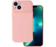Topt Camshield Soft dėklas skirtas Apple iPhone 13 Salmon