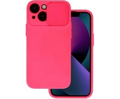 Topt Camshield Soft dėklas skirtas Apple iPhone 16 rožinės spalvos