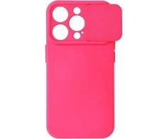 Toptel Topt Camshield Soft dėklas skirtas Apple iPhone 15 Pro Max rožinės spalvos