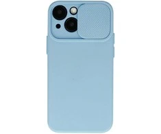 Topt Camshield Soft dėklas skirtas Apple iPhone 11 Light mėlynos spalvos