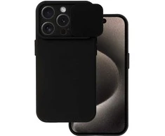 Dėklas Camshield Soft skirtas Apple iPhone 15 Pro Max juodos spalvos