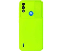 Dėklas Toptel Camshield Soft for Motorola Moto E7 Power/E7i Power Lime