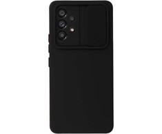iLike Topt Camshield Soft dėklas skirtas Samsung Galaxy A53 5G juodos spalvos