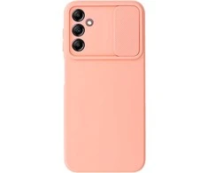 Topt Camshield Soft dėklas skirtas Samsung Galaxy A14 4G/5G Salmon