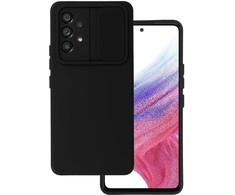 iLike Topt Camshield Soft dėklas skirtas Samsung Galaxy A53 5G juodos spalvos