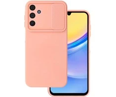 Topt Camshield Soft dėklas skirtas Samsung Galaxy A15 4G/5G Salmon