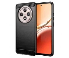 Topt Carbon dėklas skirtas Oppo Reno 12 F 5G juodos spalvos