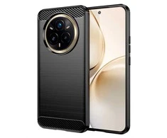 Carbon dėklas skirtas Realme 14 Pro Plus 5G juodos spalvos