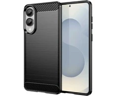 Topt Carbon dėklas skirtas Samsung Galaxy S25 Edge juodos spalvos