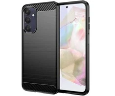 Topt Carbon dėklas skirtas Samsung Galaxy A25 5G juodos spalvos