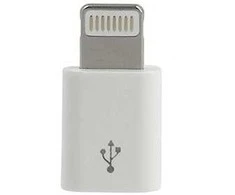 Topt Charger adapter – Micro USB į Lightning – baltos spalvos