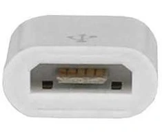 Topt Charger adapter – Micro USB į Lightning – baltos spalvos