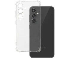 Dėklas Topt Clin Anti Shock 1,5mm skirtas Samsung Galaxy S24 skaidrus