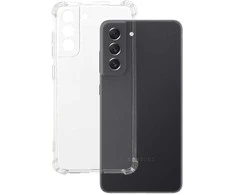 Topt Clin Anti Shock 1,5mm skirtas Samsung Galaxy S21 FE dėklas telefonui skaidrus