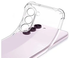 Toptel Topt Clin Anti Shock 1,5mm skirtas Samsung Galaxy A15 4G/5G dėklas telefonui skaidrus