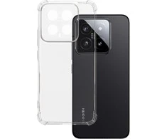 Topt Clin Anti Shock 1,5mm skirtas Xiaomi 14 dėklas telefonui skaidrus