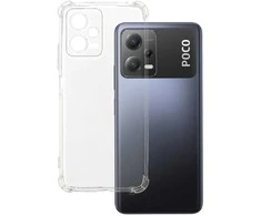Topt Clin Anti Shock 1,5mm skirtas Xiaomi Redmi Note 12 5G/Poco X5 dėklas telefonui skaidrus