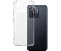 Topt Clin Anti Shock 1,5mm skirtas Xiaomi Redmi 12C/11A dėklas telefonui skaidrus