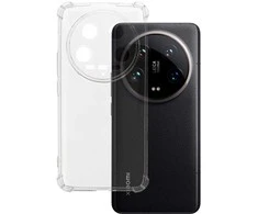 Topt Clin Anti Shock 1,5mm skirtas Xiaomi 14 Ultra dėklas telefonui skaidrus