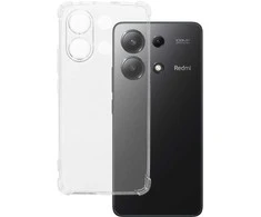 Topt Clin Anti Shock 1,5mm skirtas Xiaomi Redmi Note 13 4G dėklas telefonui skaidrus