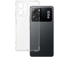 Topt Clin Anti Shock 1,5mm skirtas Xiaomi Poco X5 Pro dėklas telefonui skaidrus