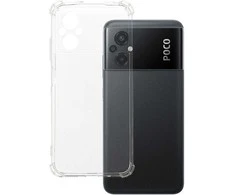 Topt Clin Anti Shock 1,5mm skirtas Xiaomi Poco M5 dėklas telefonui skaidrus