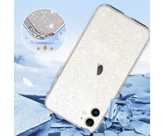 Toptel Topt Crystal Glitter dėklas skirtas Apple iPhone 11 sidabro spalvos